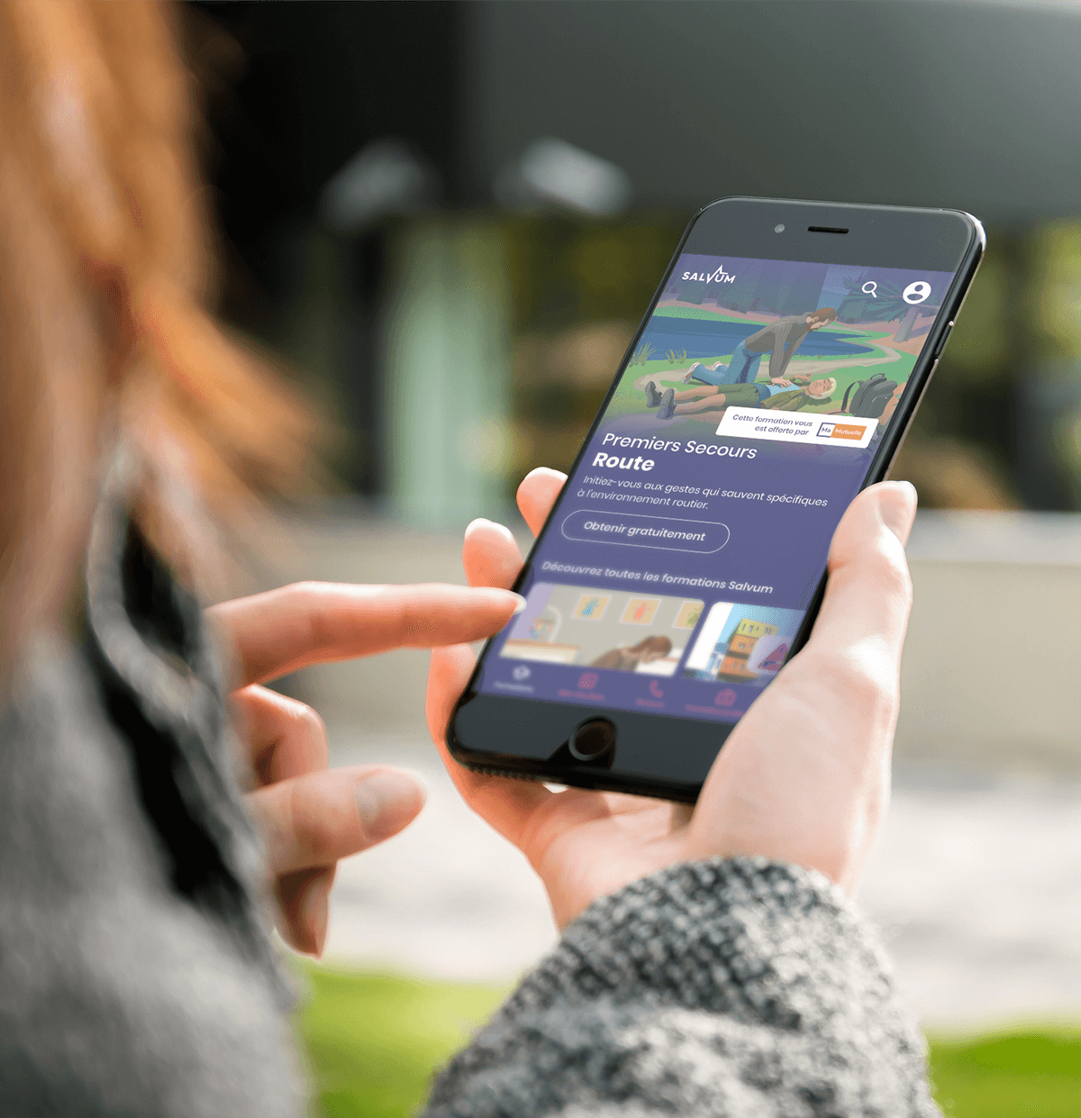 L'application Salvum